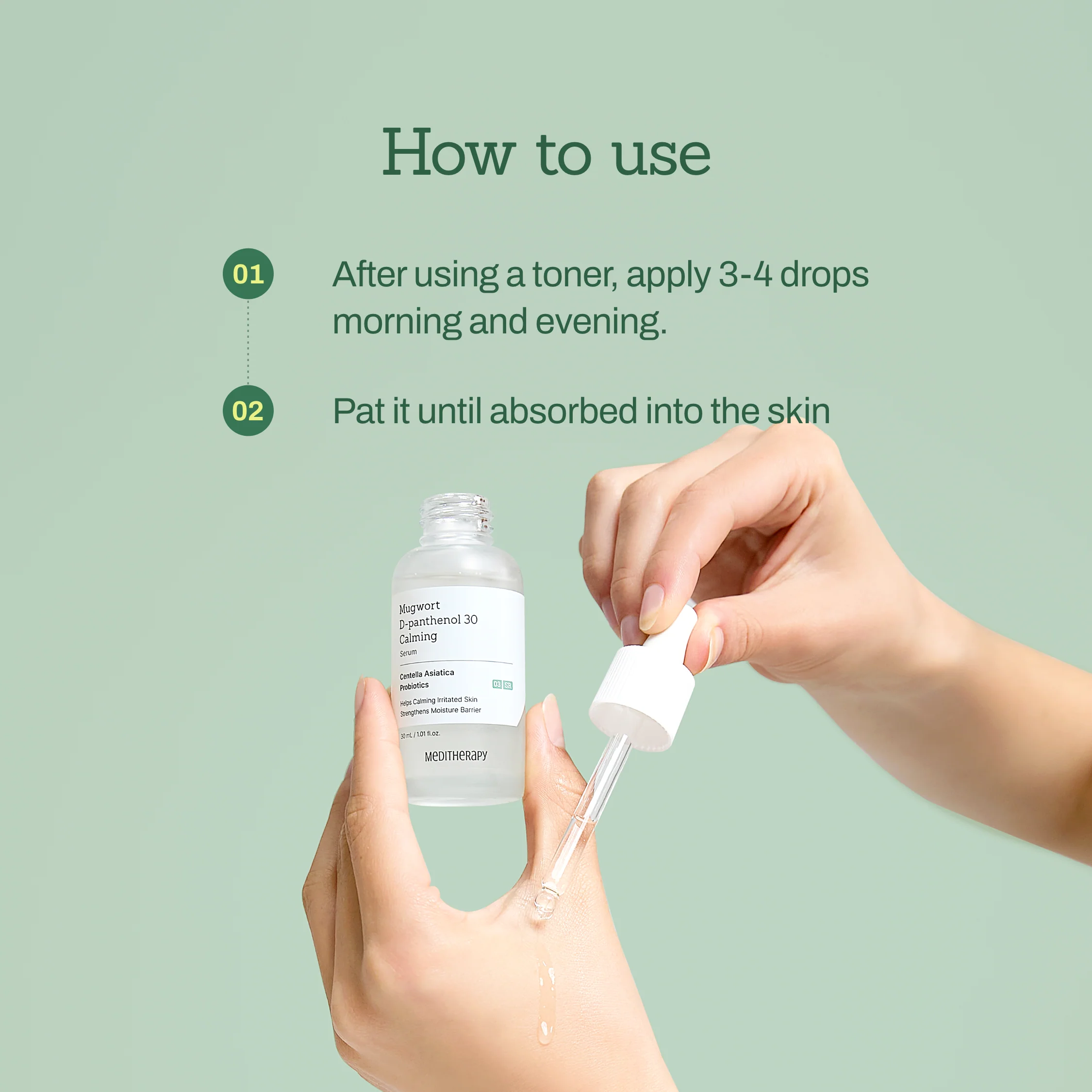 Mugwort D-panthenol 30 Calming Serum - Image 7
