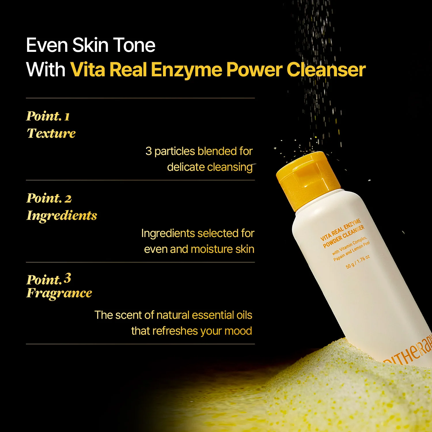 Vita Real Toning Enzyme Powder Cleanser - Image 6