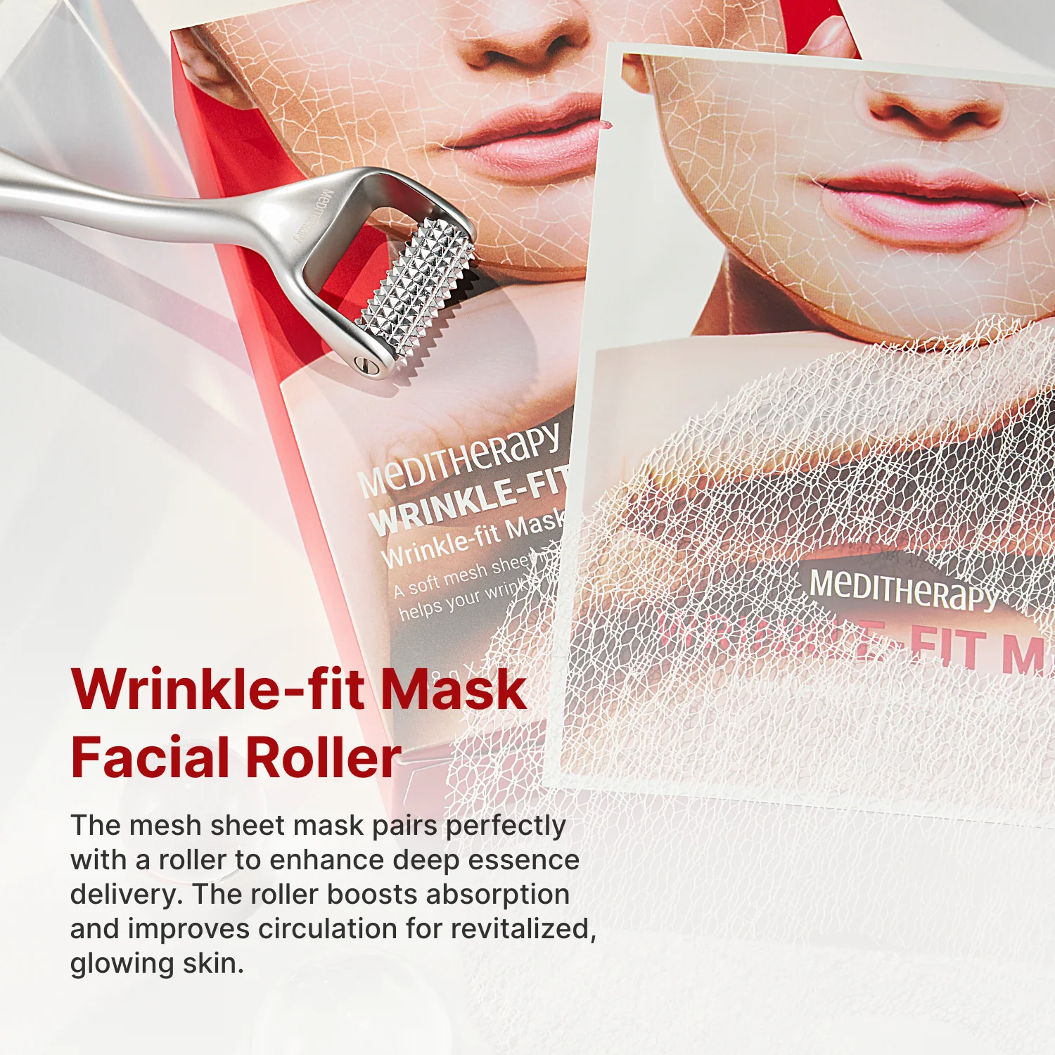 Wrinkle-fit Mask + Wrinkle-fit Neck Mask + Facial Roller - Image 18